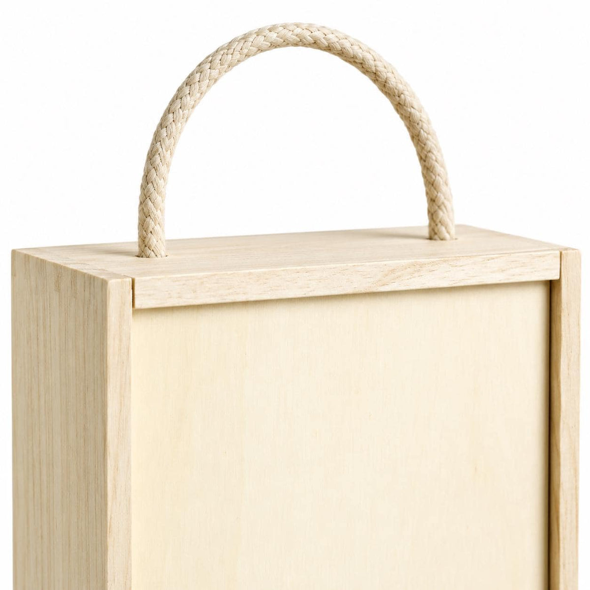 Wooden double wine box with an engraved sliding lid celebrating Harry and Isla’s engagement, with a love-from message from Charlie and Ben.