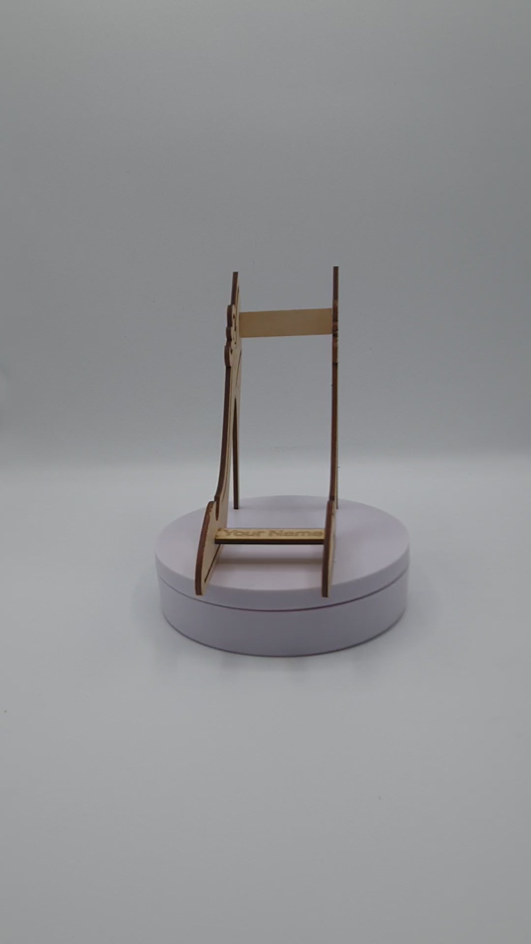 Load video: Phone Stand - Customised Ladies Shoe