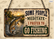 Funny fishing acrylic hanging sign featuring a jumping Perch with the quote "Fishing Is Cheaper Than Divorce And You Get To Keep The Boat", available in 3 sizes with hanging chain and choice of 10 UK fish including Pike, Carp, Salmon, Trout, Grayling, Perch, Tench, Barbel, Chub and Roach.
